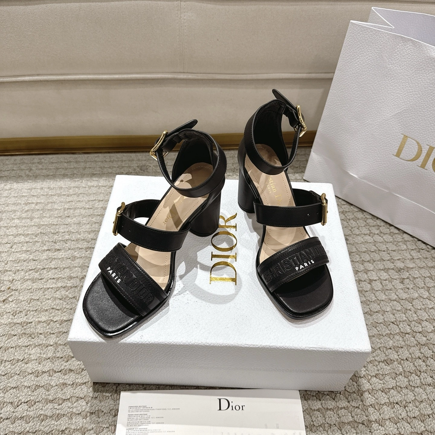 COCO-- 4ior KDO191CEY_S900 Calfskin Dway Heel height：7.5CM item:E-X000H1627